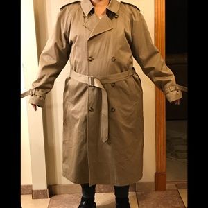Stafford double breasted trench coat